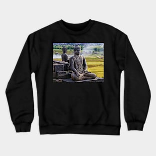 Sitting Buddhas. Crewneck Sweatshirt